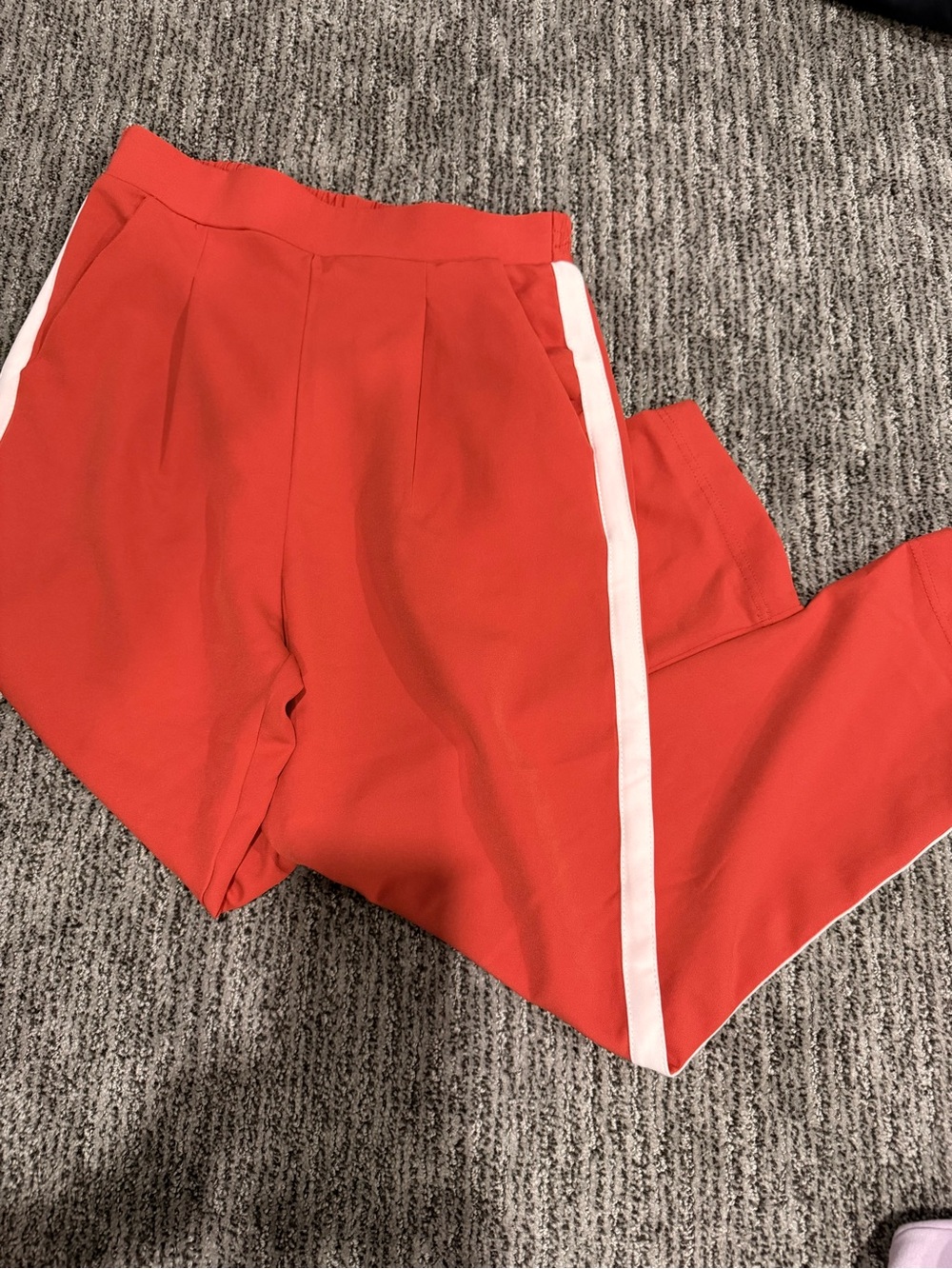 Urban Heritage Size Small Red Side-Stripe Jogger style Pants